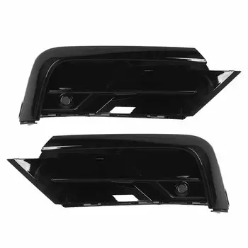 Глянцевая черная нижняя решетка переднего бампера, накладка на противотуманные фары, окантовка для AD Pre?Рестайлинг 2016 по 2020 год Left