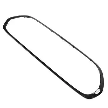 Глянцевая черная окантовка решетки радиатора, замена отделки для Mini F55 F56 F57 One Cooper S JCW 2014+ серебряный