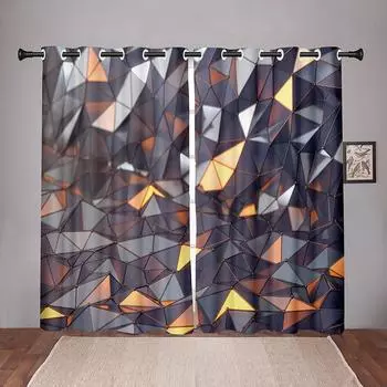 Глянцевая роскошная текстура поверхности BlinkBlackout оконные шторы для спальни гостиной ванной комнаты кухни двери зала с высоким затемнением Новые W55 X H120cm X 2&HOOK