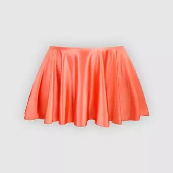 Глянцевая шелковистая юбка для балета с закрытыми бедрами и гимнастический костюм XXL