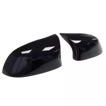 Глянцево-черные накладки на боковые зеркала в стиле M для BMW F15 F16 X5 X6 2014-2018