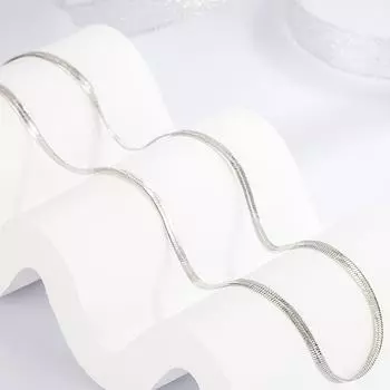 Глянцевое маленькое лезвие из змеиной кости, простая высококачественная цепочка на ключицу для женщин