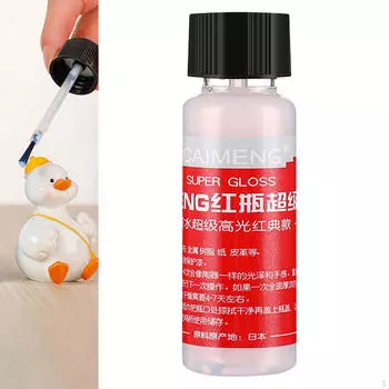 Глянцевое масло на водной основе, пылезащитная керамика, яркая для бумажной ткани Red Gloss