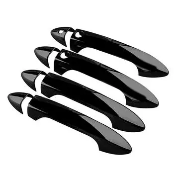 Глянцевые черные чехлы на дверные ручки с передним Smartkey для Honda Pilot 2016-2022