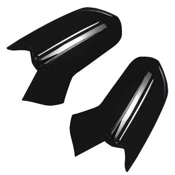 Глянцевые черные накладки на боковые зеркала заднего вида в стиле рогов для Chevy Camaro SS RS ZL1 LT 2016-2021