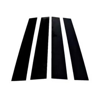 Глянцевые черные накладки на стойки дверей для FORD 2004-14 F150 Super Crew Cab