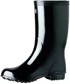 Глянцевые сапоги [Mitsuuma], Сделано в см, полудлинные, Япония, сельское хозяйство, рыболовство, мужские, черные, 29.0 чёрный