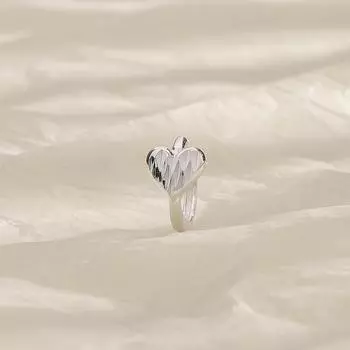 Глянцевые серьги Love Ear Buckle Commuter Wind Polygon Section Unique, сладкие, прохладные, сверкающие серьги в форме сердца copper