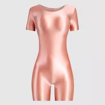 Глянцевый Боди с Высокой Эластичностью: Элегантная одежда для балета и йоги XXL