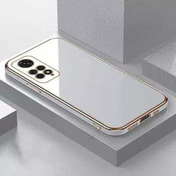 Глянцевый чехол для телефона для Xiaomi Redmi Note 8 Pro 11 11S 10 10S 10C 10A 9S 9T 9C POCO X3 X4 Pro 11T 12Lite, силиконовый защитный чехол Redmi Note 8 белый