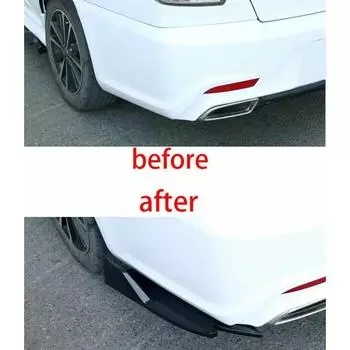 Глянцевый черный задний бампер, боковой спойлер, фартук для Honda Accord 10th 2018-2024, внешние молдинги для автомобиля, отделка CHINA