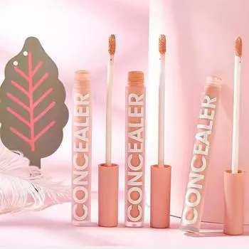 Глянцевый осветляющий консилер, жидкий консилер от прыщей, покрывает акне, слезную канавку, темные круги, сухую кожу, стойкий консилер для макияжа #1