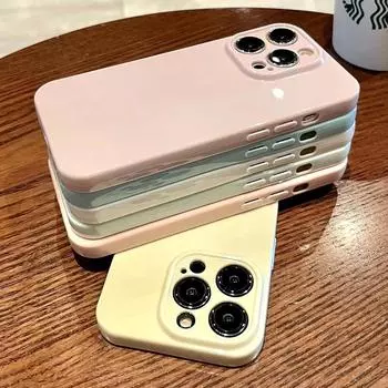 Глянцевый силиконовый чехол ярких цветов для iPhone 11 12 13 14 15 Pro Max Plus X XR XS Max 7 8 Plus противоударный чехол-бампер For iPhone XS Max