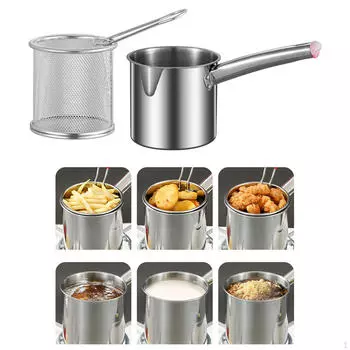 Глубокая фритюрница, кастрюля, многофункциональные кухонные принадлежности, соте, приготовление пищи на масле Style C