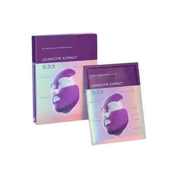 Глубокая коллагеновая маска, укрепляющая лифтинг-маска J Collagen Mask, фиолетовая маска, увлажняющая и укрепляющая гелевая маска 1 коробка/3 шт. (20ML One Size белый