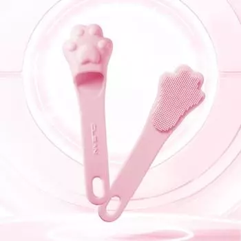 Глубокая очистка кошачьей лапки силиконовая щетка для лица умывание средство для удаления черных точек парикмахерская purple