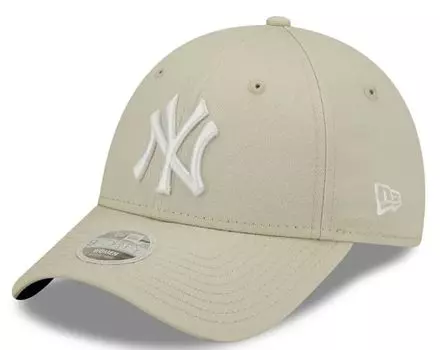 Глубокая популярная шляпа 9forty унисекс MLB женский размер [New Era] женский мужской (Нью-Йорк Бежевый/Белый) [Продукт]