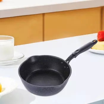 Глубокая сковорода для жарки с антипригарным покрытием, сковорода для омлета, соус, легко моется, утолщенная круглая