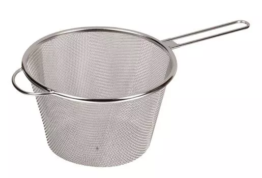 Глубокий дуршлаг Pearl Metal с ручками 18 см из нержавеющей стали, сделано в Японии HB-1633