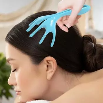 Глубокий массаж тканей, роликовый массаж для удаления целлюлита, лица, плеч, рук, скульптурирующий массаж синий