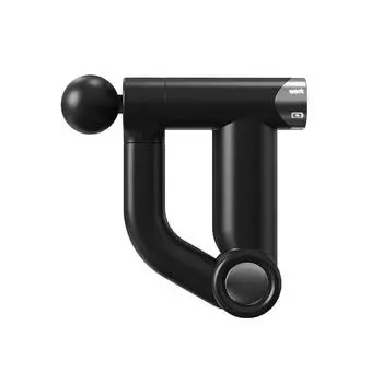 Глубокий мышечный массажный пистолет Складной фасциальный пистолет Электрический перкуссионный пистолет Массажер для тела шеи спины ноги Фитнес-инструмент 32 уровня чёрный