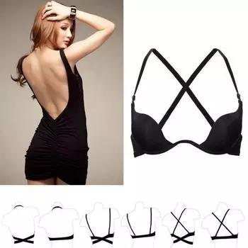 Глубокий U-образный вырез на спине невидимое нижнее белье женщины собирают японский секси-бэк чашка W маленькая грудь бесшовный бюстгальтер 32/70ABC