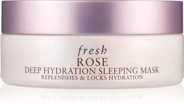 Глубоко увлажняющая ночная маска Fresh Rose Увлажняющая ночная маска с розой TU прозрачный