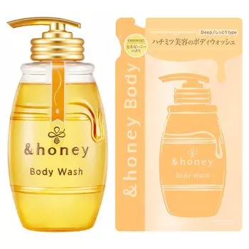 Глубоко увлажняющий гель для душа 500 мл, сменный блок 440 мл, мыло для тела и мед + |