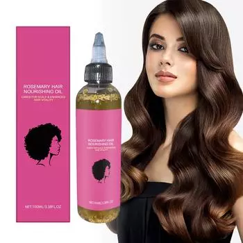 Глубокое питание волос с маслом, уход за поврежденными волосами, улучшение состояния кожи головы и улучшение качества поврежденных волос, 100 мл One Size розовый