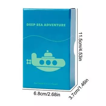 Глубоководные приключения Настольные игры Семейная вечеринка Карточная игра Веселые карточные игры Игрушки Игрушка для взаимодействия с друзьями Карточные игры Поиск сокровищ