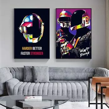 Глупый Панк Холст Плакат Панк Цитаты Современный Дом Гостиная 21cm30cm NoFrame