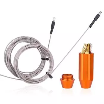 Глушитель 1,5 м, хлопок 11,5x6,5, черный, оранжевый, новый. чёрный