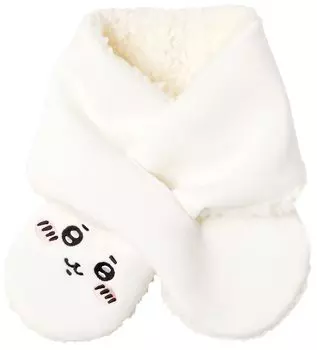 Глушитель Boa, глушитель Chikawa, утеплитель для шеи, палантин с персонажами, защита от холода для девочек, белый, 80 см x 12 см [Okamoto] для детей