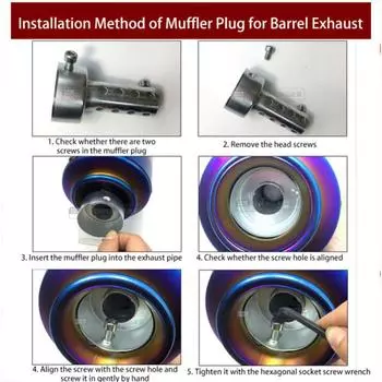Глушитель для мотоцикла 35 мм 42 мм 45 мм 48 мм 60 мм глушитель выхлопной трубы DB Killer глушитель модифицированные аксессуары для мотоцикла