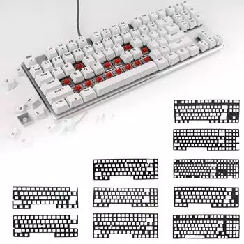 Глушитель Mute Foam Pad Switch Sound Ampeners Sheet Soft Landing Pads Dimple Sponge для механической клавиатуры 84