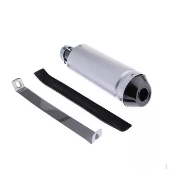 Глушитель выхлопа 28 мм для TTR CRF50 SSR 110 125cc Dirt Silver