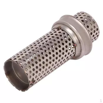 Глушитель выхлопных газов 51 мм/60 мм, шумоподавитель из нержавеющей стали 51mm Short