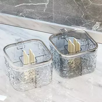 Glutamate Seasoning Box Salt Shaker Kitchen Seasoning Jar Storage Box Glacier Seasoning Jar Household Seasoning Monosodium чистый