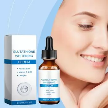 Glutathione Brightening Serum 30ml Увлажняющая, питательная, осветляющая сыворотка для ухода за кожей лица One Size