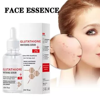 Glutathione Serum Remove Melasma Dark Spot Dilute Face Kojic Moisturizing Whitening Acid with S I6Q0 white-30ml