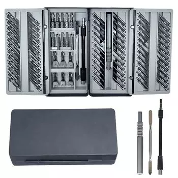 Glvaner 91in1 прецизионная отвертка Torx Magnetic Glasses 88 Изготовлена из хром-ванадиевой стали с высокой степенью ржавчины Поставляется с футляром для хранения DIY Разборка Многофункциональная