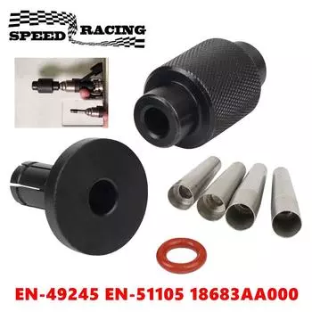 GM245 Набор инструментов для уплотнений топливных форсунок, подходит для двигателей GM Subaru, заменяет #EN-49245 EN-51105 18683AA000 чёрный