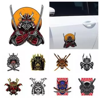 GM модифицированная наклейка-самурай-монстр для кузова автомобиля, наклейка на топливный бак, лампа, наклейка для бровей, автомобильные аксессуары, наклейка, водонепроницаемое украшение для автофургона