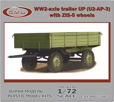 GMU WW2 советский прицеп колесо пластиковая модель GMU72005 1/72 У2-АП-3 2-осный с ЗИС-5 (военные)