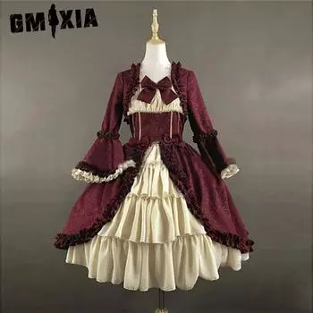 GMXIA Женская мода весна-осень однотонные повседневные платья с длинным рукавом и квадратным воротником с высокой талией S розовый