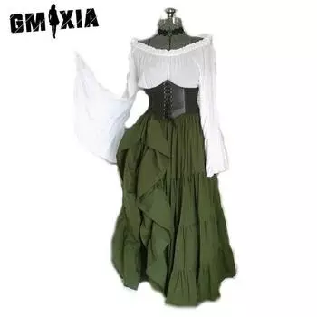 GMXIA Женская мода весна осень однотонный принт длинный рукав одно плечо высокая талия повседневные платья S бордовый