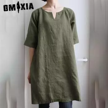 GMXIA женские модные повседневные летние однотонные блузки и рубашки с v-образным вырезом и короткими рукавами с принтом