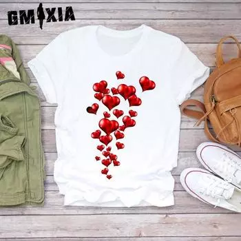 GMXIA женские модные повседневные летние весенние футболки с круглым вырезом и рисунком «Ловец снов», однотонные футболки с короткими рукавами и свободные топы с принтом XS