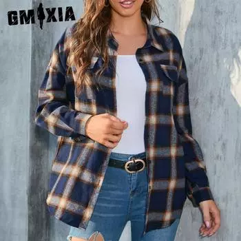 GMXIA Женские модные повседневные осенне-зимние кардиганы с длинными рукавами S розовый