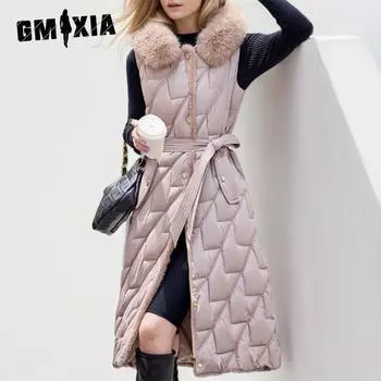 GMXIA Женские винтажные повседневные однотонные принтованные куртки и пальто с коротким рукавом и капюшоном на осень-зиму L кофейный